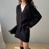 Women Cardigan Sweater Autumn and Winter Knitting Cardigan Casual Sweater Coat 8t3092
