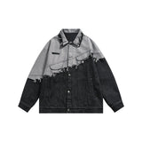 Unisex Jacket Denim Jacket Loose Lapels Denim Coat