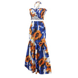 Women Date Dress Summer Sexy Tube Top Sheath Fishtail Skirt Suit Dress