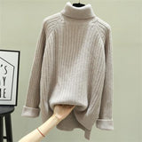 Women Knitwear Autumn and Winter Turtleneck Knitwear Slim Fit Clothes