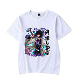 2024New Funny Kochou Shinobu Print T-shirt Summer Anime Patt