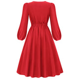 Women Date Dress Fall/Winter Dress Leisure Long Sleeve Dress