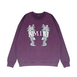Amiri Long Sleeve Shirt Crew Sweatshirts Crew Neck Sweater