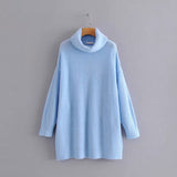 Women Sweater Knitwear Loose Autumn and Winter Turtleneck Sweater Female Casual Sweater