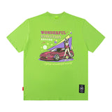 Men T Shirt Summer Cartoon Printed Short Sleeve T-shirt