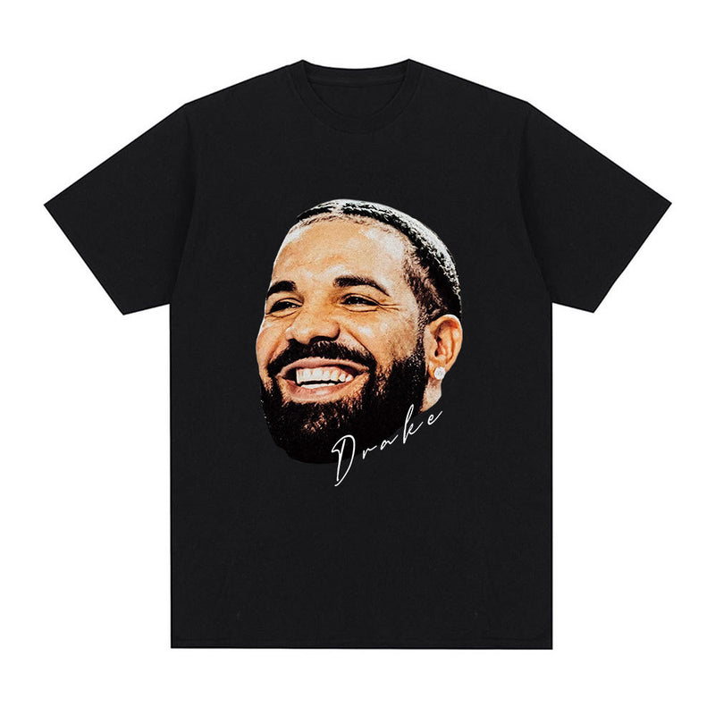 Hip Hop Rapper Drake Graphic T Shirt Men Vintage Gothic