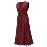 Women Date Dress Chiffon Dress Slim Fit Dress