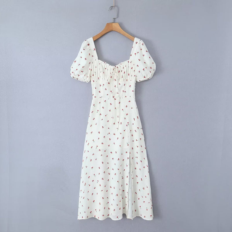 Women Dresses Summer Dress Backless Midi Dress (Xds0414)