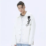 Men Jacket Coat Men's Autumn and Winter Clothing Loose Jacket Coat