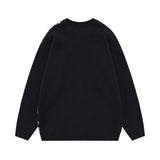 Unisex Sweater Fall Dark Style Brocade Sweater