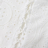 Women Dresses Summer Hollow out Skirt Dress (Qymy0409)
