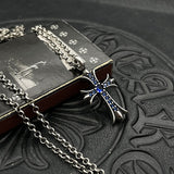 Chrome Hearts Necklace Cross Diamond Pendant Men's and Women's