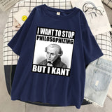 2024Kant Meme Philosophizing Funny Philosophy Tshirt Women