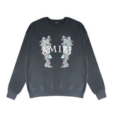 Amiri Long Sleeve Shirt Crew Sweatshirts Crew Neck Sweater