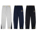 Gallery Dept Sweatpants Hand-painted splashed ink alphabet casual trousers