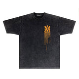 Amiri T-Shirt Distressed Retro Short Sleeve T-shirt