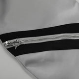 Women Jacket Zipper Coat Spring and Autumn Loose Lapel Sport Cardigan