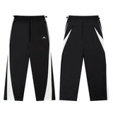 Women Sweatpants Vintage Sports Trousers Loose Wide-Leg Straight Pants Men and Women