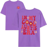 in My Cool Aunt Era Shirt, Cool Aunt Shirt Auntie Tshirt