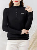 Women Knitted Pullover Autumn and Winter Turtleneck Thermal Sweater Sweater