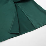 Women Dress Autumn and Winter Elegant Square Collar Puff Sleeve Dress