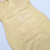 Women's Wedding Dress Gilding Bandage Hip Skirt Evening Dress