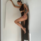 Women Dresses Hollow Dress Spring Sexy Long Dress