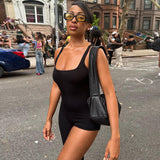 Women Jumpsuit Spring/Summer Sling Solid Color Jumpsuit