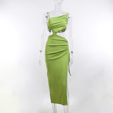 Women Dresses Sexy Cutout Backless Dress (Bla0420)