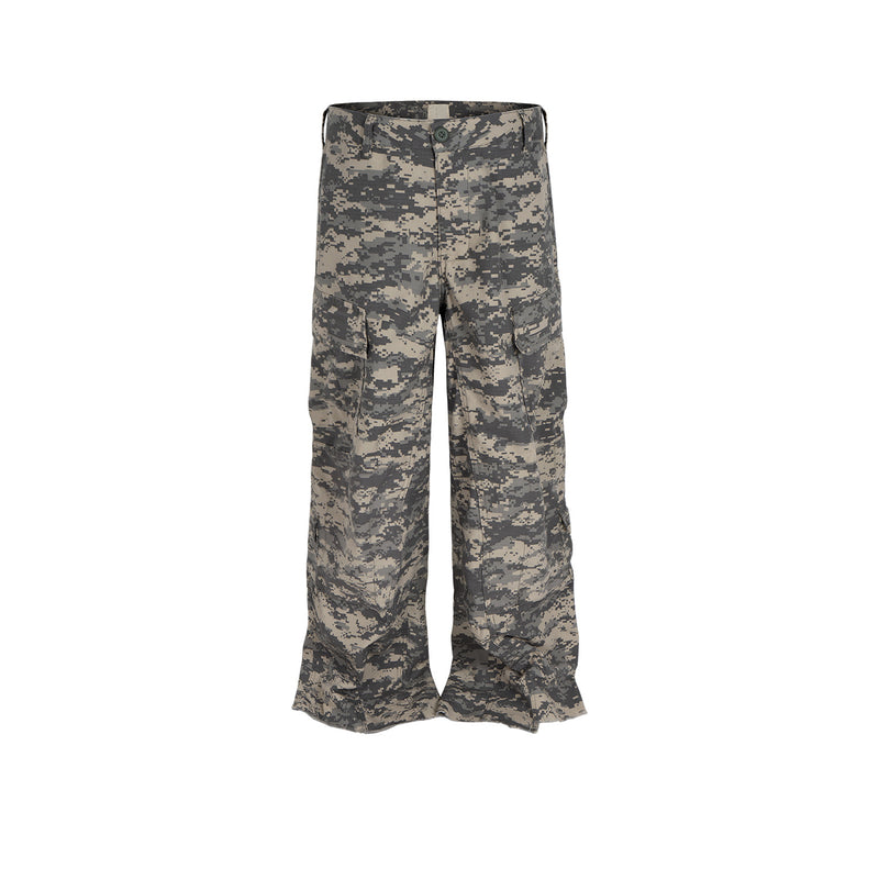 MIJKO Men's Vintage Pants MIJKO Men's Women's Baggy Overalls Straight Casual Pants