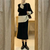 Women Knitwear Autumn and Winter Loose Knit Two-Piece Suit