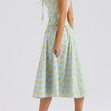 Women Dresses Summer Floral Skirt (Lbk0409)