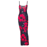 Women Dresse U-Neck Suspender Dress Sexy Slim Fit Dress