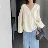 Women Knitted Two-Piece Set Autumn Two-Piece Solid Color Short Vest Top Suit Z809