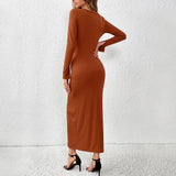 Women Dress Sexy V-neck Sheath Dress