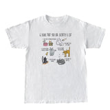 Cute Cartoon Cat Printing T-Shirts For Women Loose Short