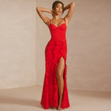Women Dresses Sexy Sling Dress Long Dress Dress (Zns0409)