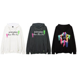 Men Hoodie Graffiti Necklace Hooded Sweater Men's and Women's Hip Hop Hooded Top