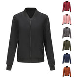 Women's Trench Coat Spring and Autumn Thin Flight Jacket Women's Casual Long Sleeve Coat Women's Loose Lapel Baseball Uniform