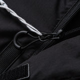 Unisex Winter Cotton Coat Zipper Multi-Pocket Stand-up Collar down Jacket Vintage Velvet down Jacket