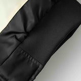 Unisex Winter Cotton Coat Letter Embroidered Stand Collar Cotton Coat Retro Warm Cotton Coat