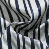 Unisex Winter Cotton Coat Vertical Stripes Collarless Cotton-Padded Clothes Retro Loose Cotton Coat