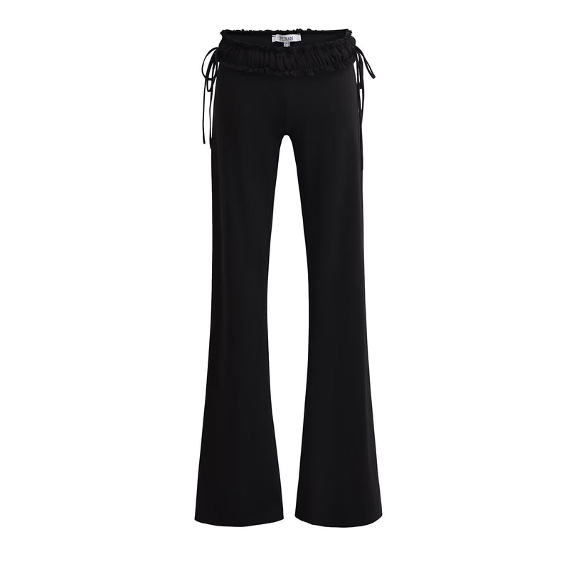 Women Pants Summer Bell-Bottom Pants Trousers