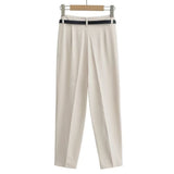 Women Sweatpants Spring Straight Suit Pants Loose Casual Pants