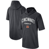NFL T-Shirts NFL Football Hooded T-Shirt Short Sleeve Print
