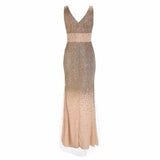 Robe Bridgerton Split Bronzing Dress Long Dress Evening Gown