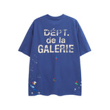 Gallery Dept T Shirts Spring and Summer Short Sleeve Loose Half Sleeve