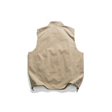 Unisex Jacket Stand Collar Vest Man Loose Mechanical Style Coat