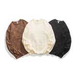 Unisex Sweater Winter Loose Checkered Sweater