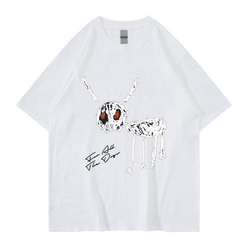 Rapper Drake "For All The Dogs" Funny Graphic Tee Shirt Men